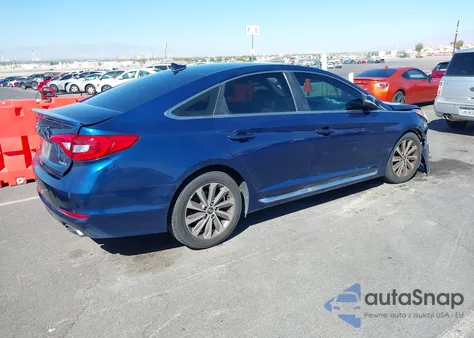 2015 Hyundai Sonata Sport z USA, uszkodzony, nr VIN 5NPE34AF8FH100334